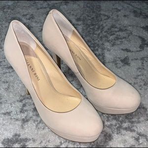 Gianni Bini Nude Platform Heels Size 8.5
